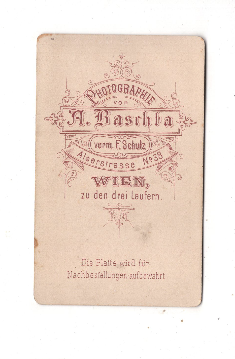 Fotografie Feiner Herr / Schauspieler - Wien 1870er