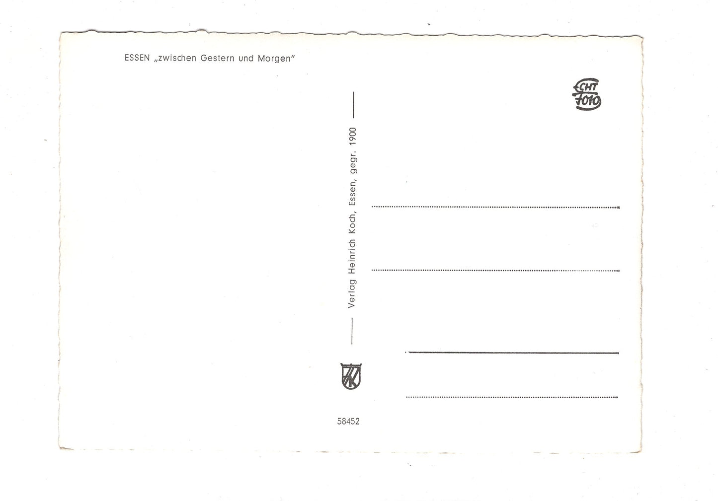 Ansichtskarte Essen im Licht / Kettwiger Tor / I1-64