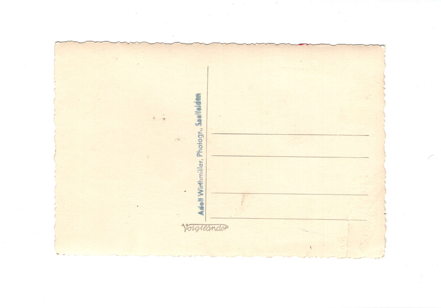 Ansichtskarte Herrenportrait / Feiner Herr - Saalfelden