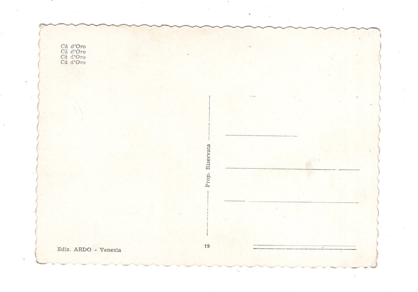 Ansichtskarte Venezia Venedig / Ca d´Oro / Italien / N1-58