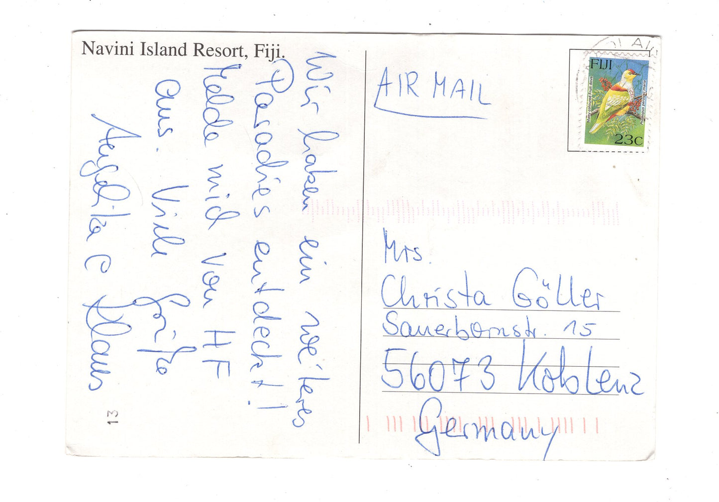 Ansichtskarte Navini Island Resort / Fiji / Fidschi