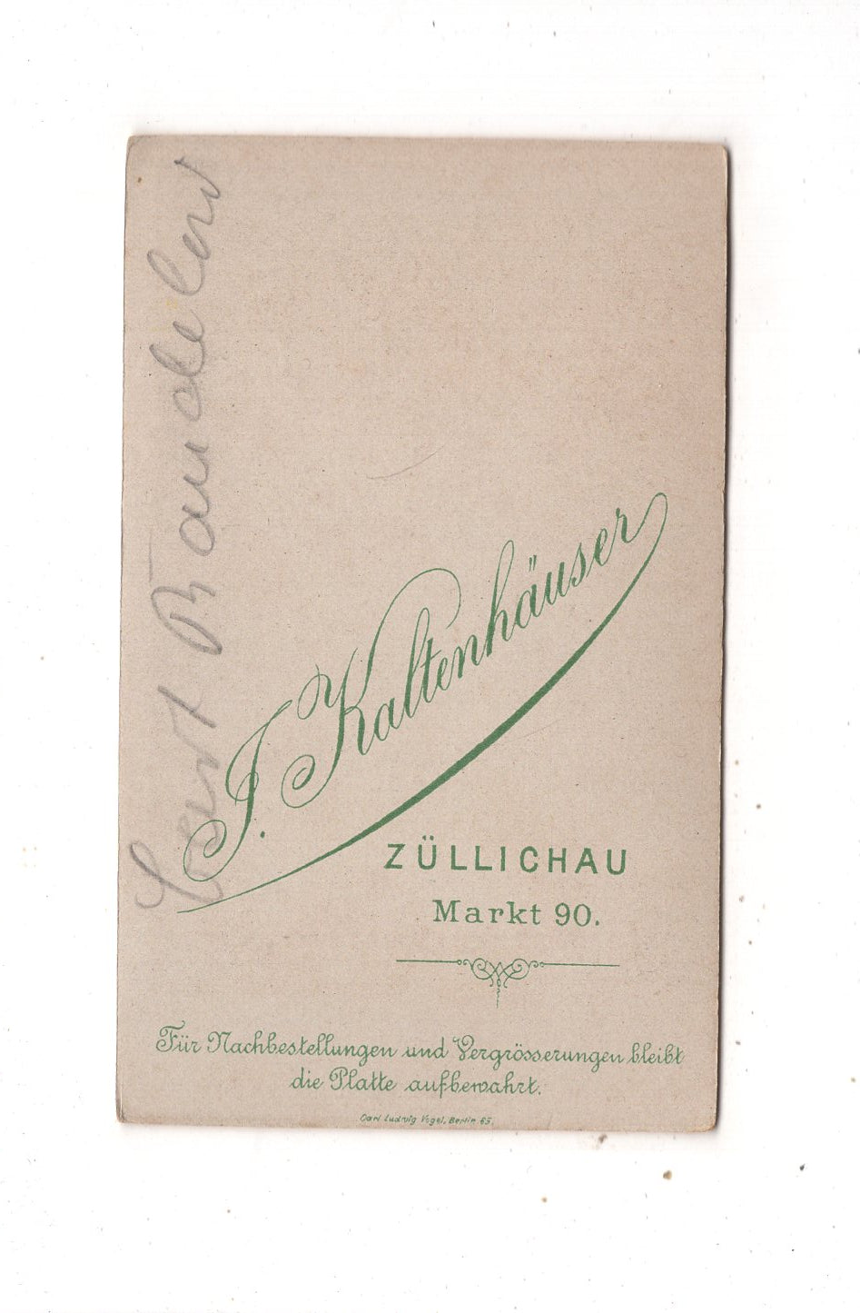 Fotografie Niedlicher kleiner Junge / benannt - Züllichau Sulechow 1890er