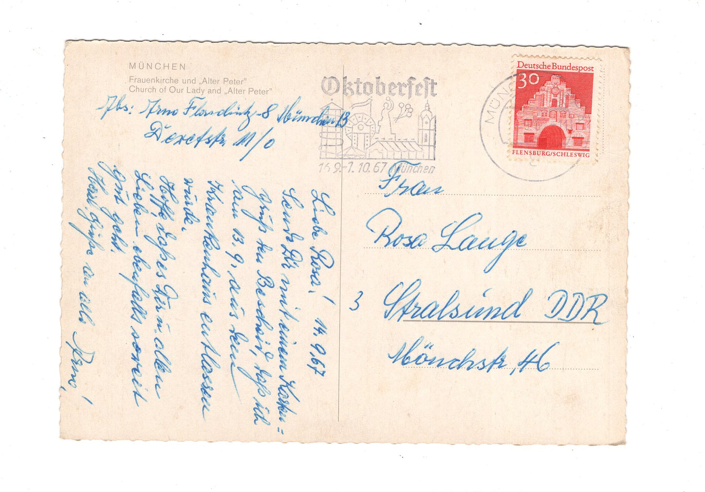 Ansichtskarte München / Frauenkirche und Alter Peter / G1-52