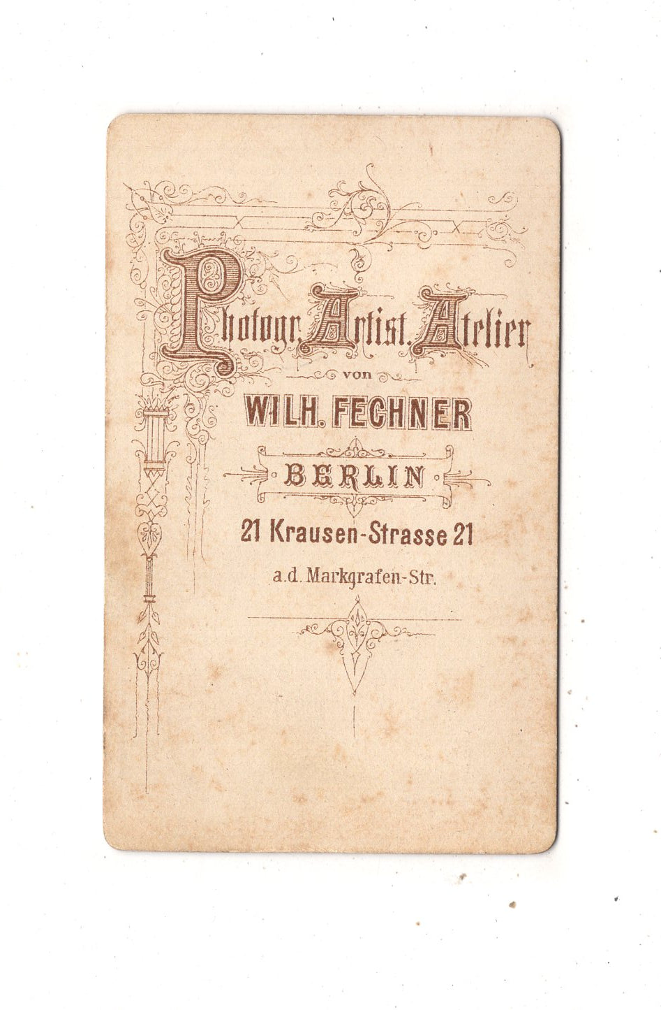 Fotografie Feiner Herr / Schauspieler - Berlin 1870er