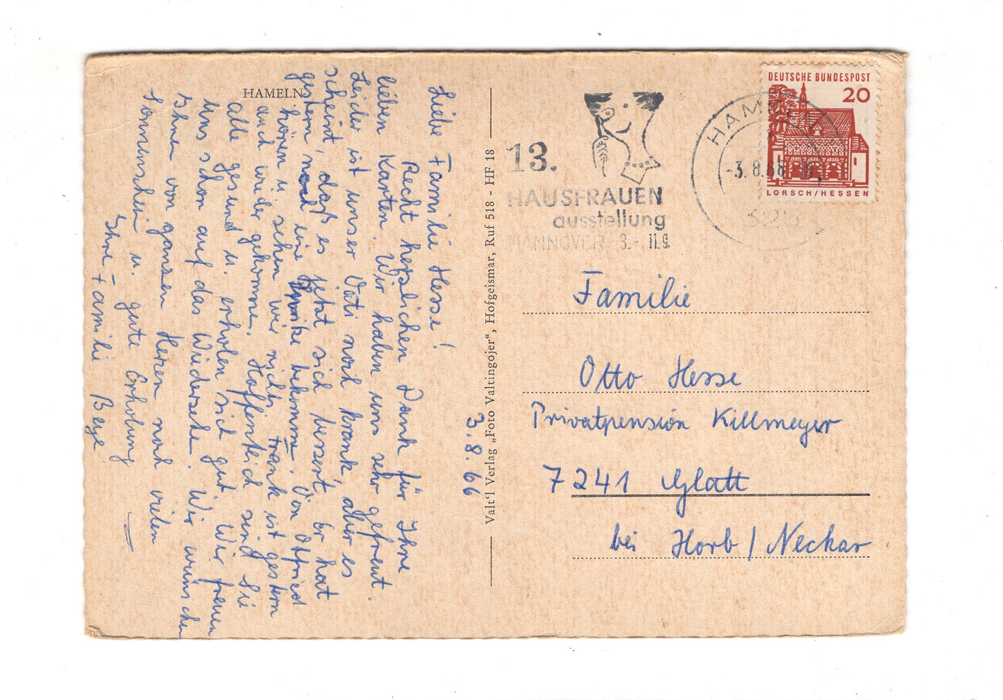 Ansichtskarte Hameln an der Weser / I1-64