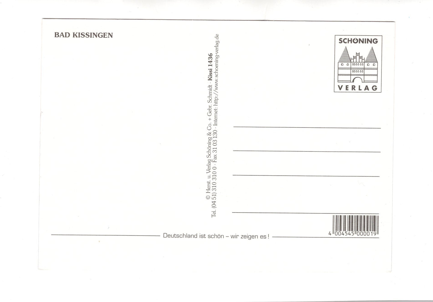 Ansichtskarte Bad Kissingen