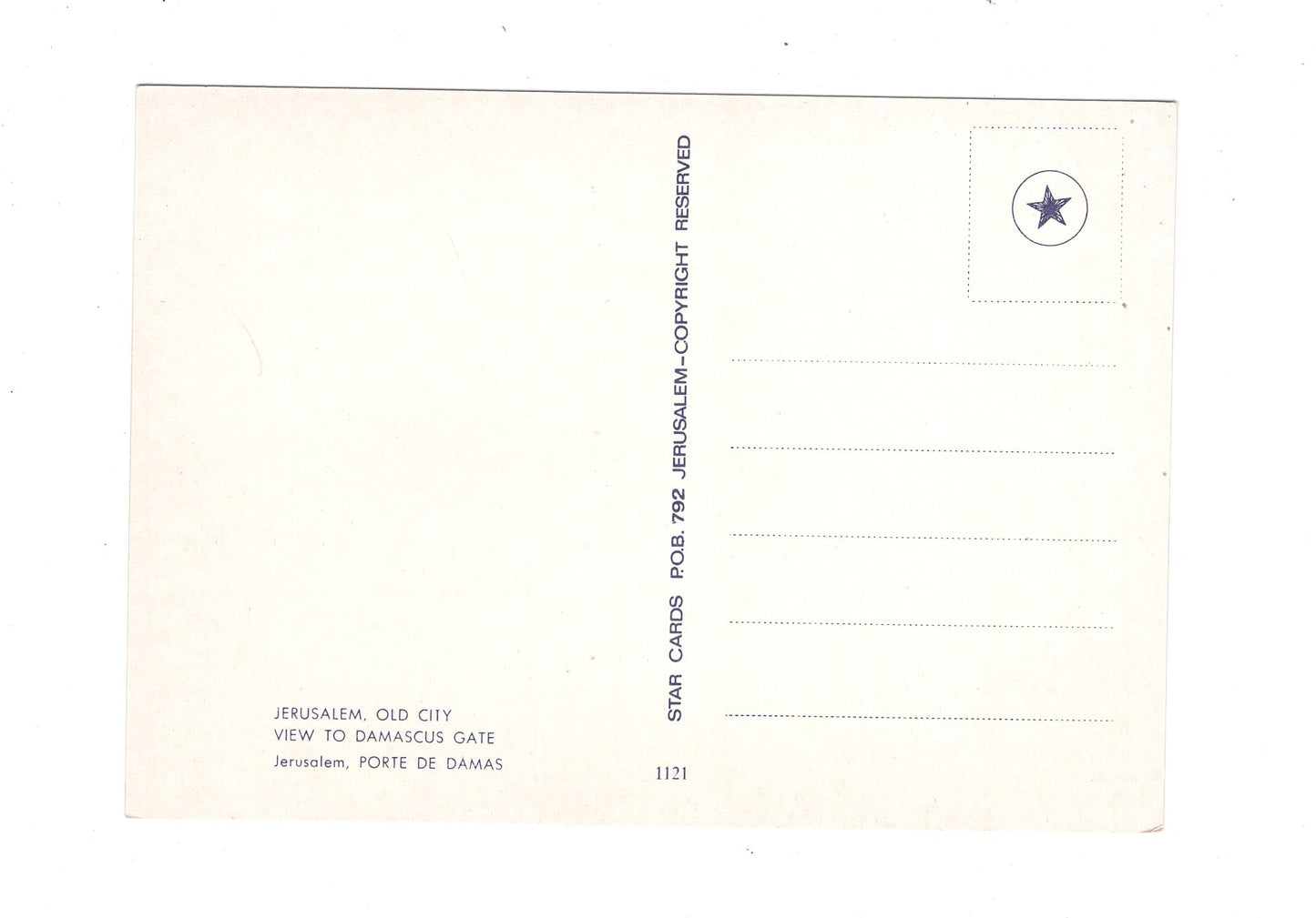 Ansichtskarte Altstadt / Jerusalem / Israel