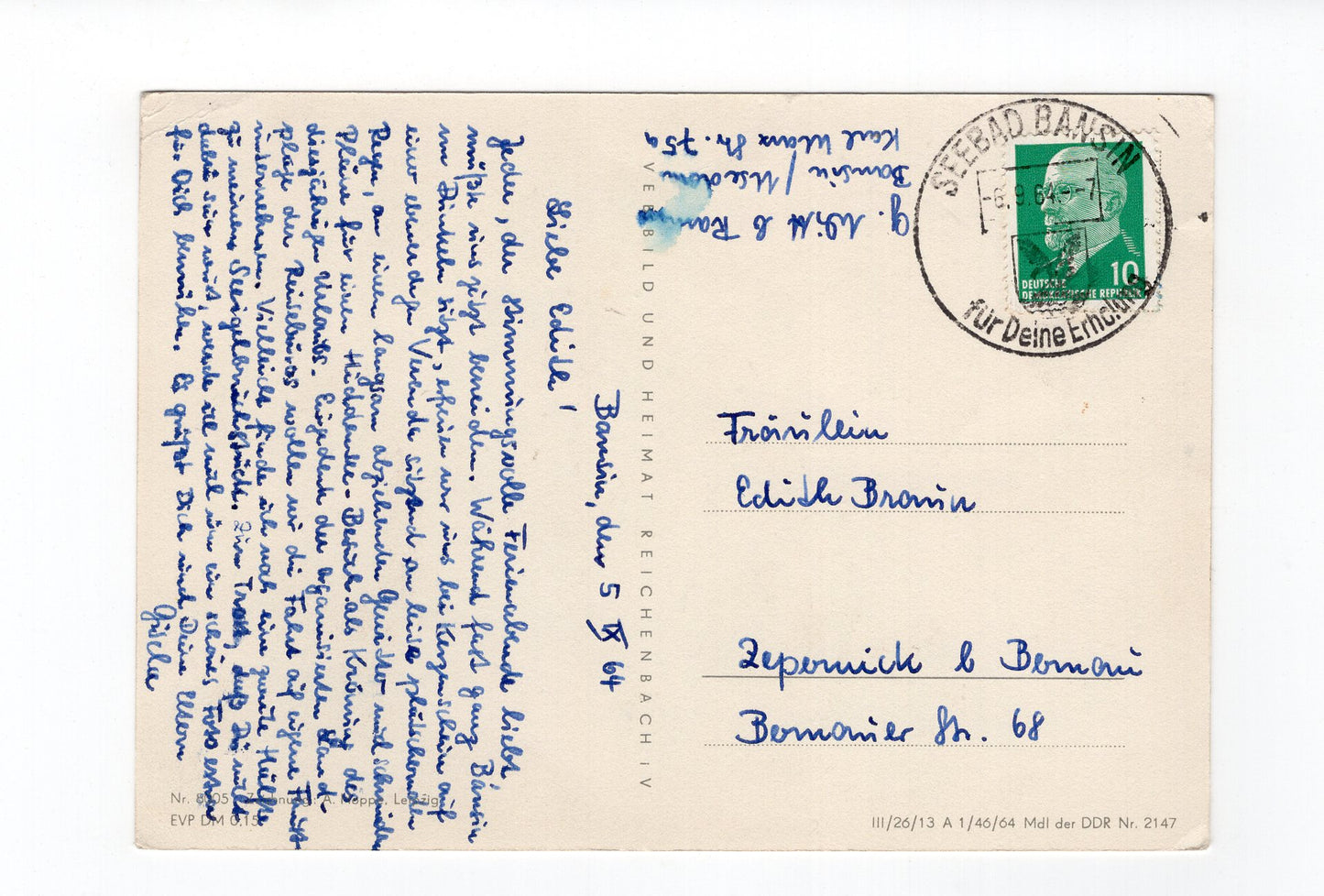 Ansichtskarte Insel Usedom