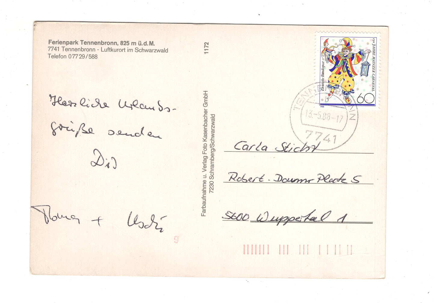 Ansichtskarte Ferienpark Tennenbronn im Schwarzwald / G1-69