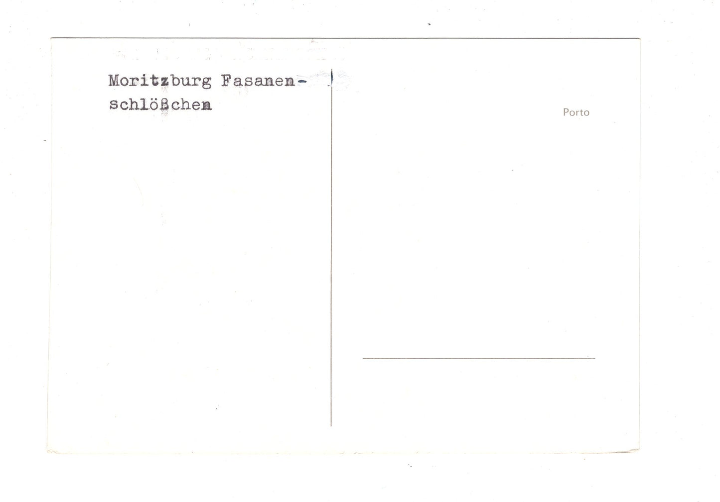 Ansichtskarte Moritzburg / Fasanenschlösschen / H1-66