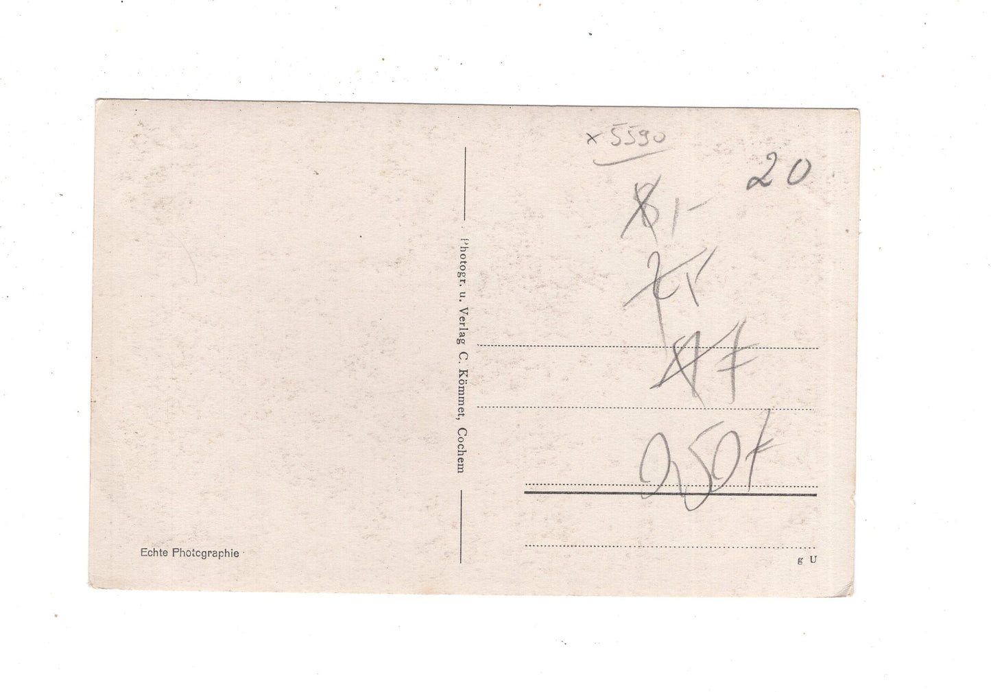 Ansichtskarte Cochem an der Mosel / Blick von 3 Kreuzen / M1-58