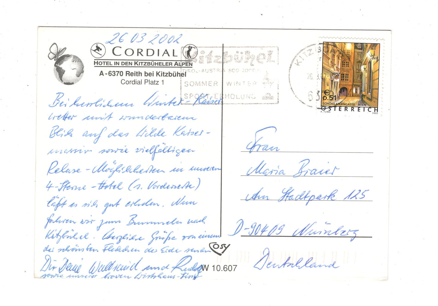 Ansichtskarte Cordial Hotel / Reith bei Kitzbühel / Österreich