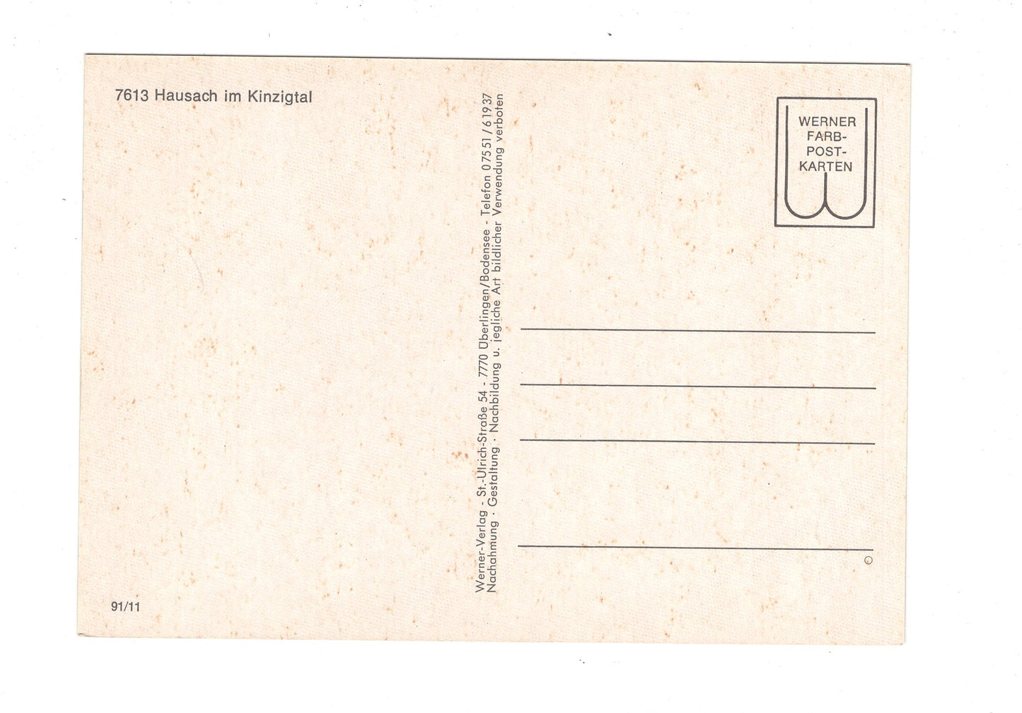 Ansichtskarte Hausach im Kinzigtal / H1-66