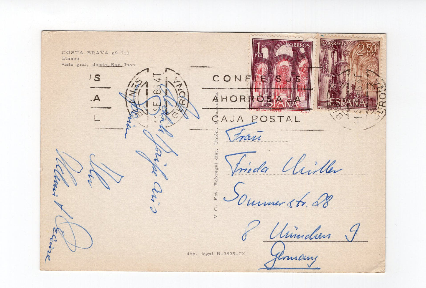 Ansichtskarte Blanes / Costa Brava / Spanien