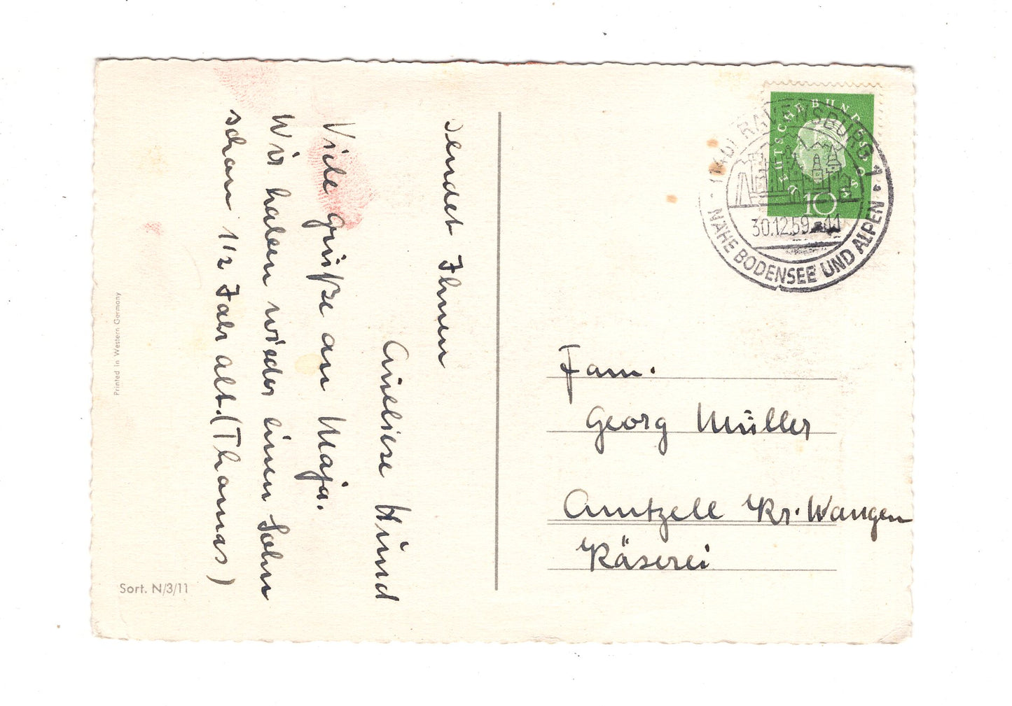 Ansichtskarte Feiertage / Frohes neues Jahr / L1-51