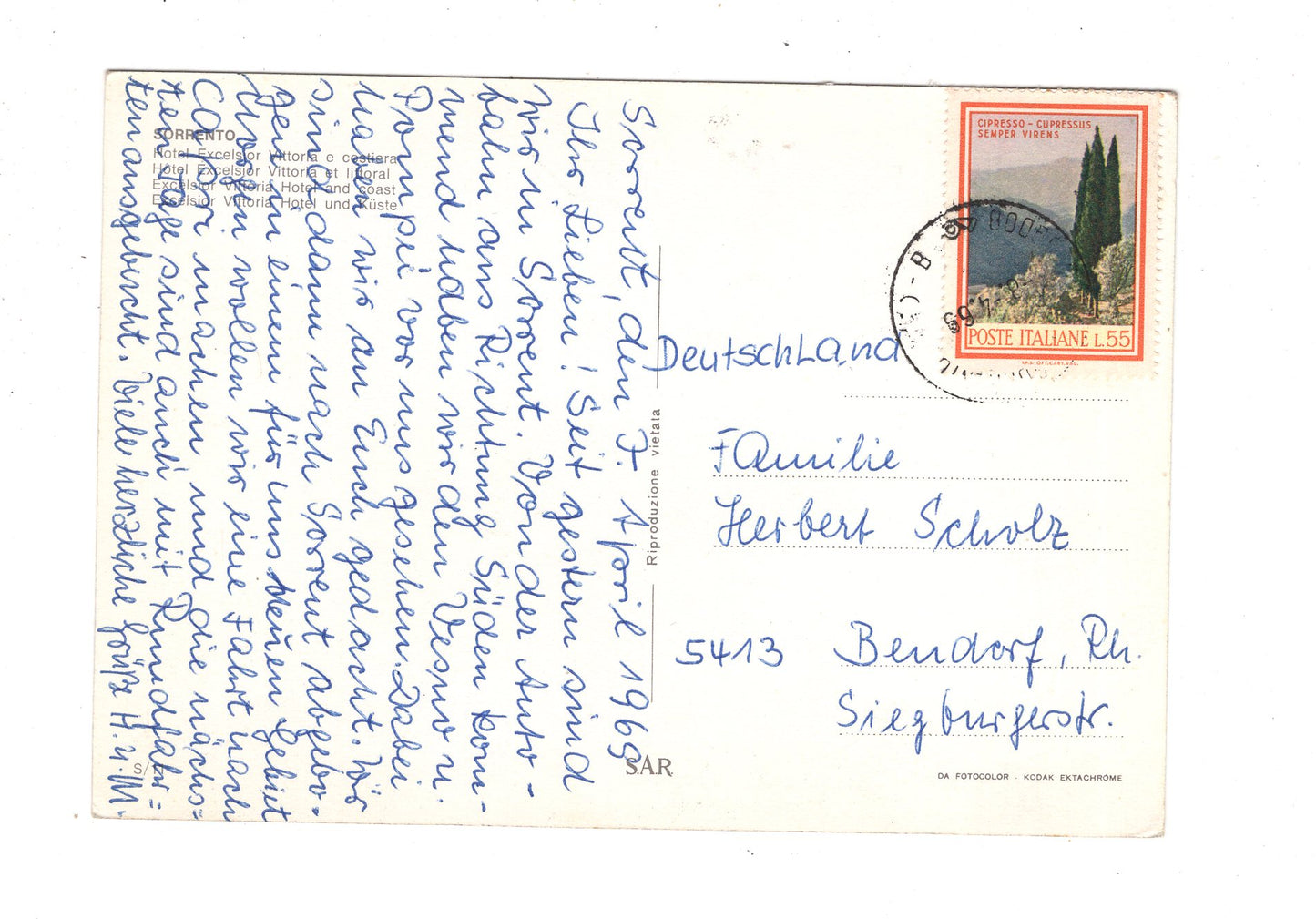 Ansichtskarte Sorrento / Italien / N1-59