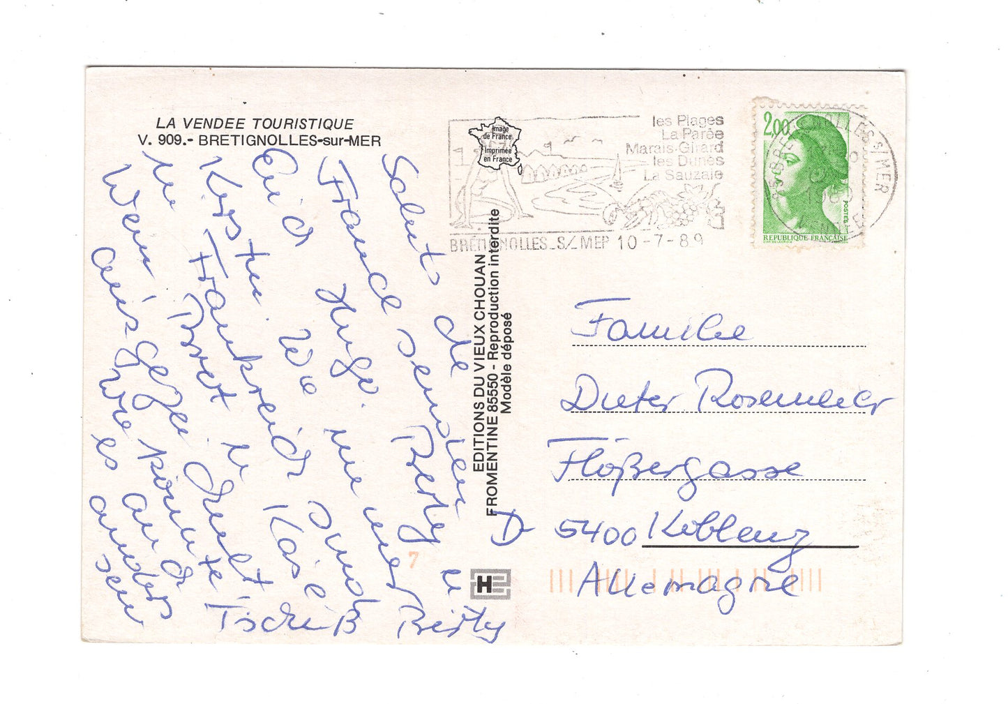 Ansichtskarte Bretignolles-sur-Mer / Frankreich