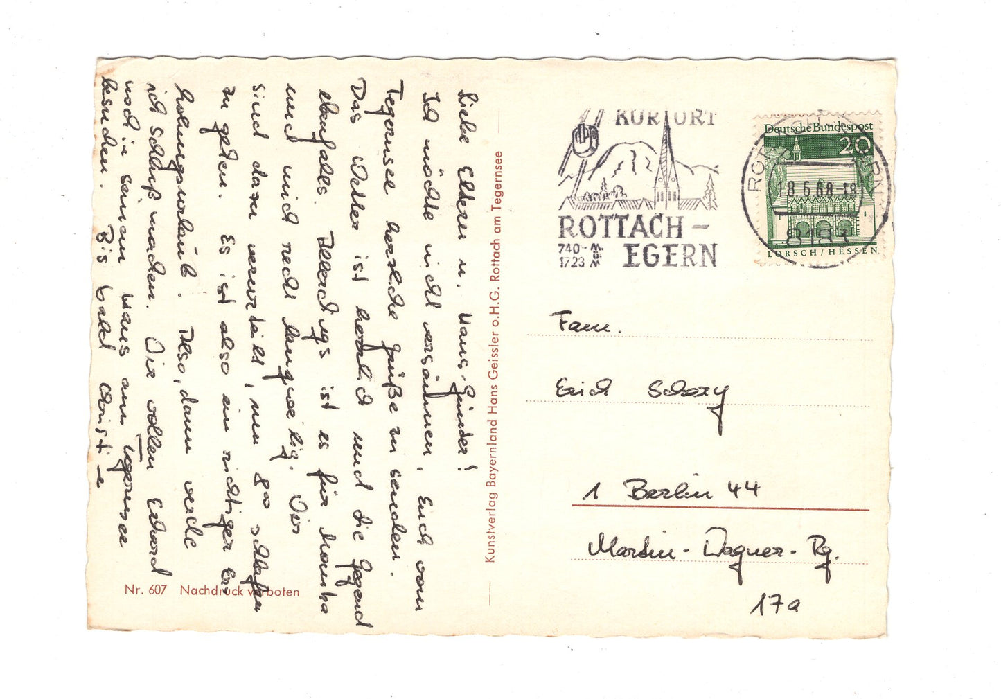 Ansichtskarte Grüße vom Tegernsee / I1-64