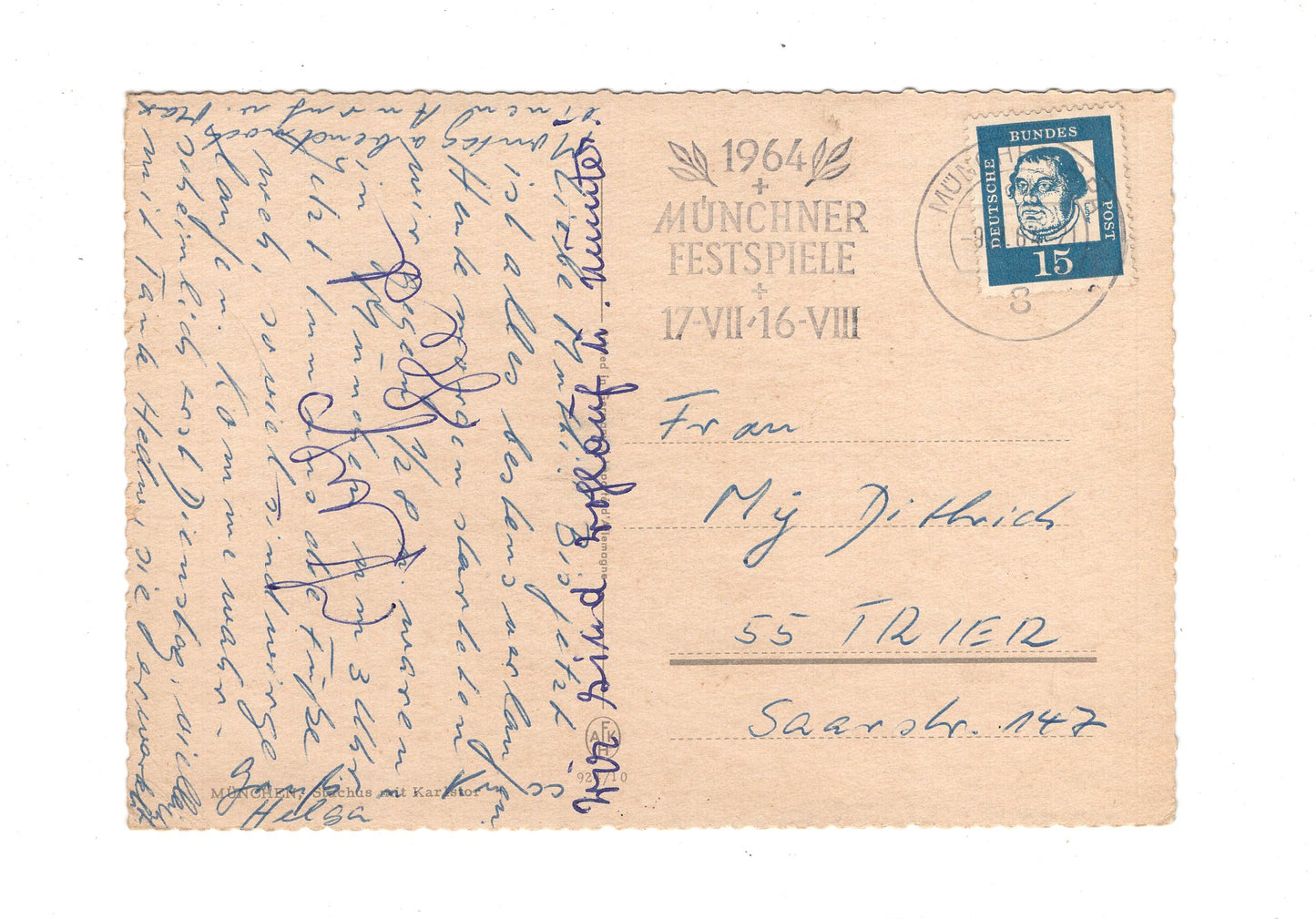 Ansichtskarte München / Stachus mit Karlstor / G1-53