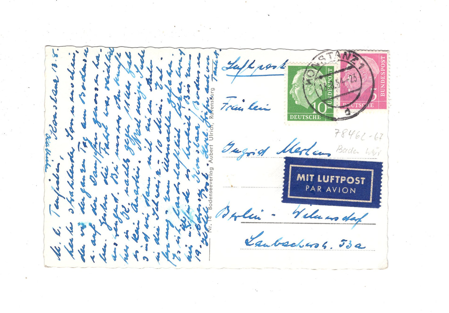 Ansichtskarte Konstanz am Bodensee / Rheinausfluss +++ / K1-53