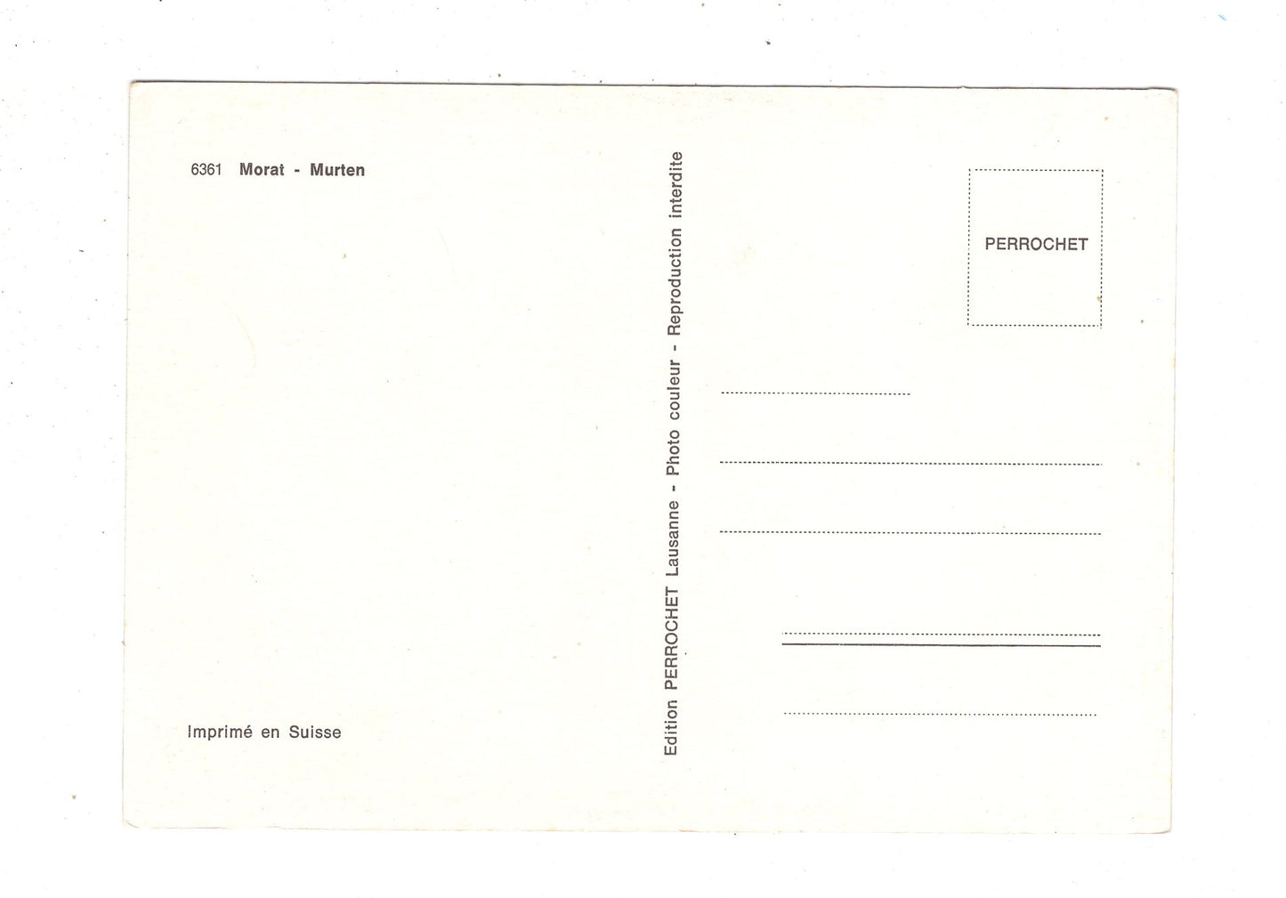 Ansichtskarte Moran - Murten / Schweiz