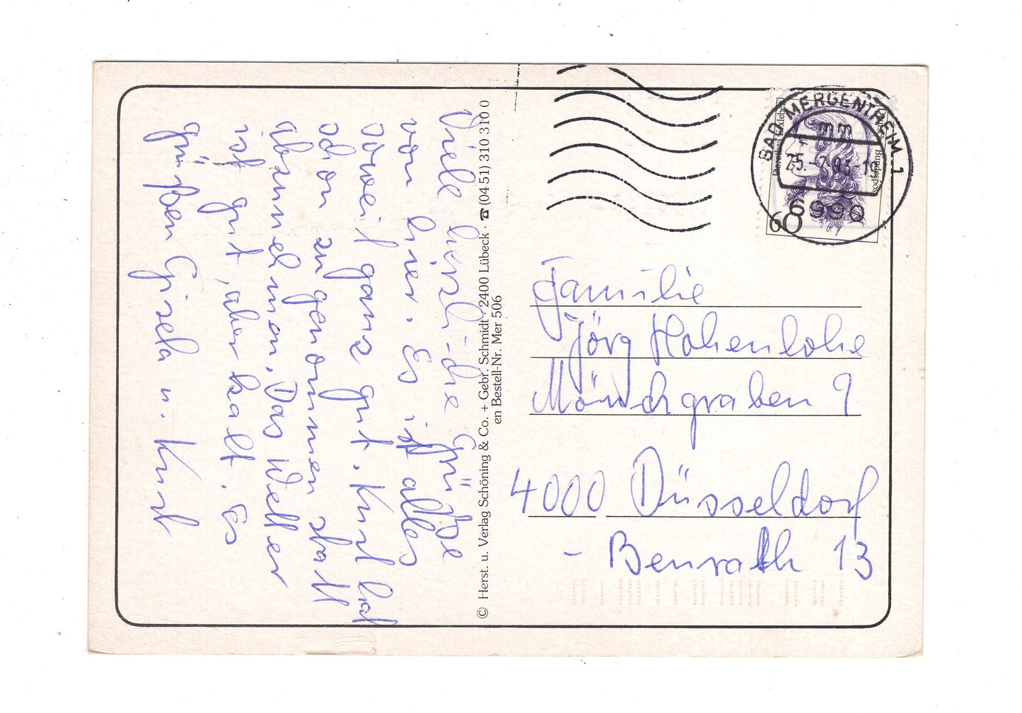 Ansichtskarte Bad Mergentheim / J1-60