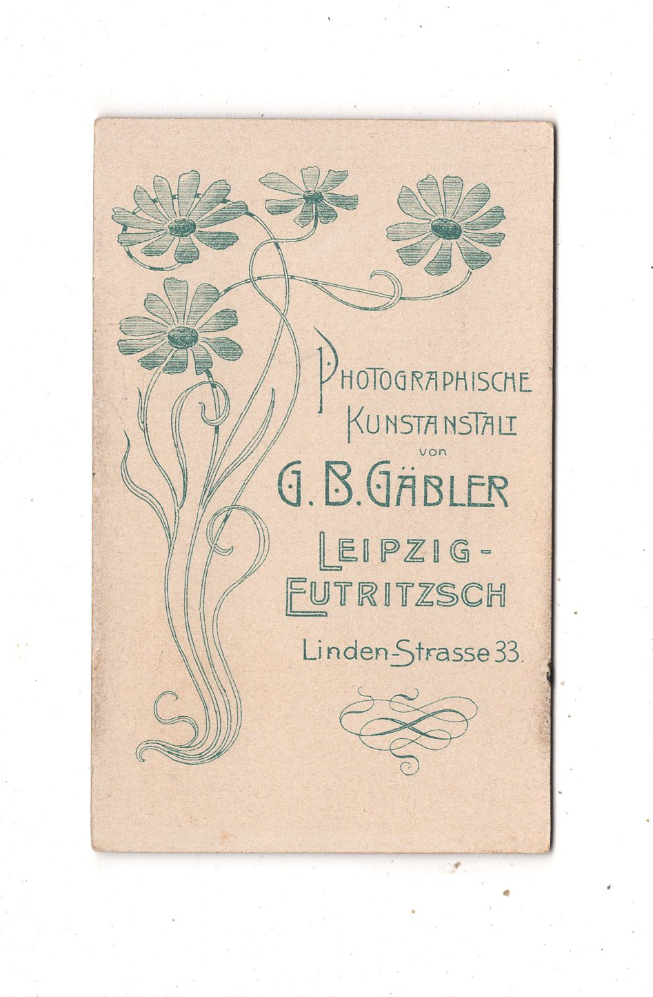 Fotografie Feine Dame mit kleinem Mädchen - Leipzig-Eutritzsch 1890er