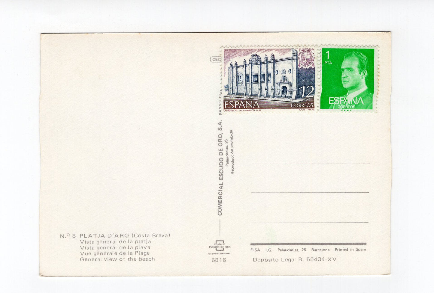 Ansichtskarte Playa d´Aro / Costa Brava / Spanien