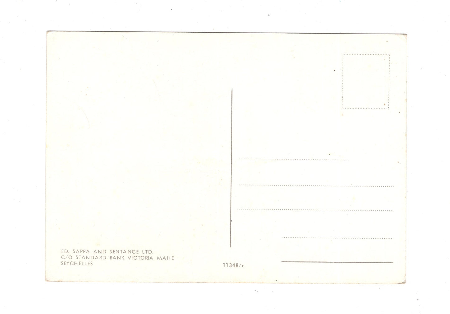 Ansichtskarte Praslin / Seychellen