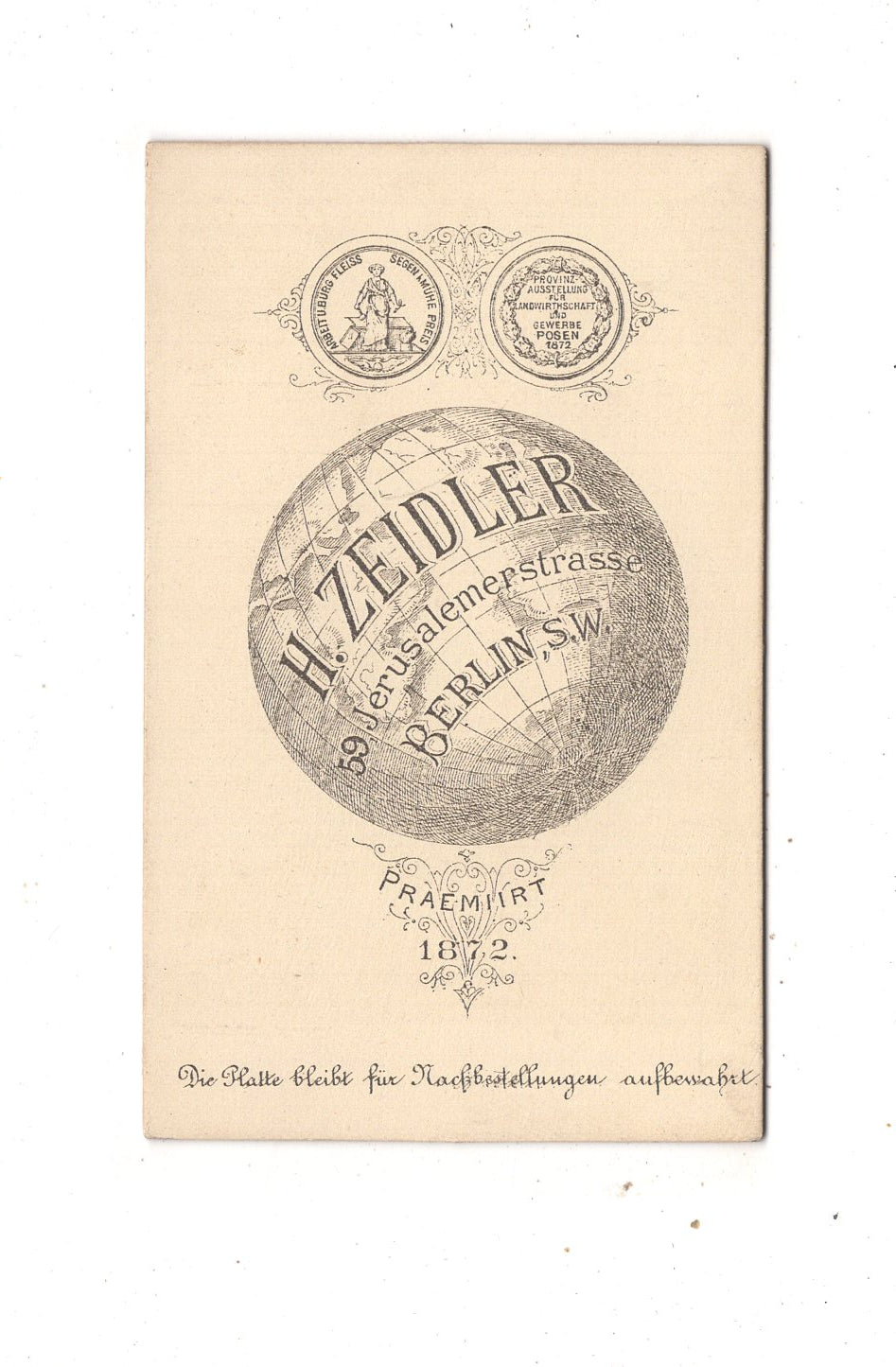 Fotografie Studentika Burschenschaft - Berlin um 1890