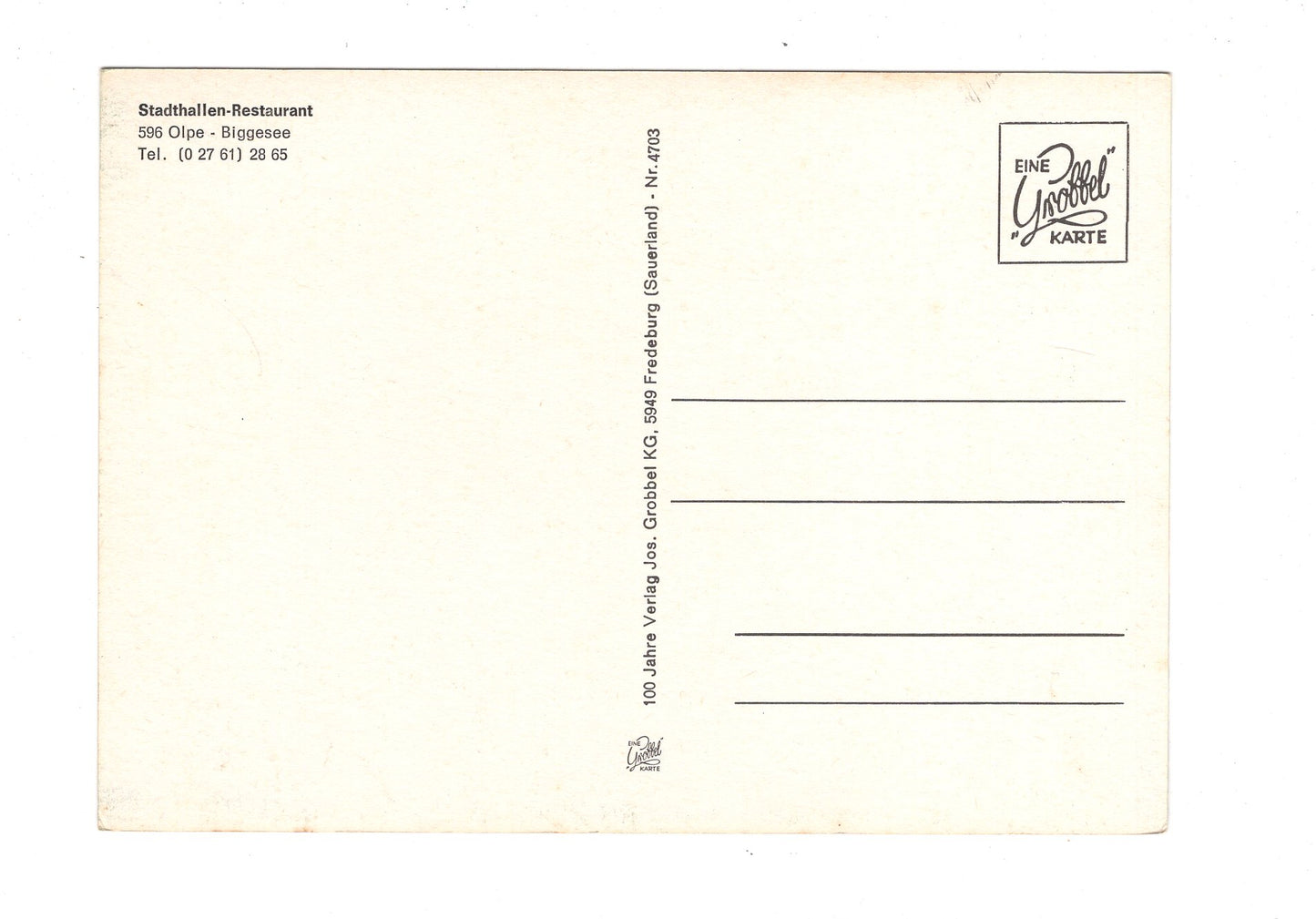 Ansichtskarte Olpe am Biggesee / H1-66