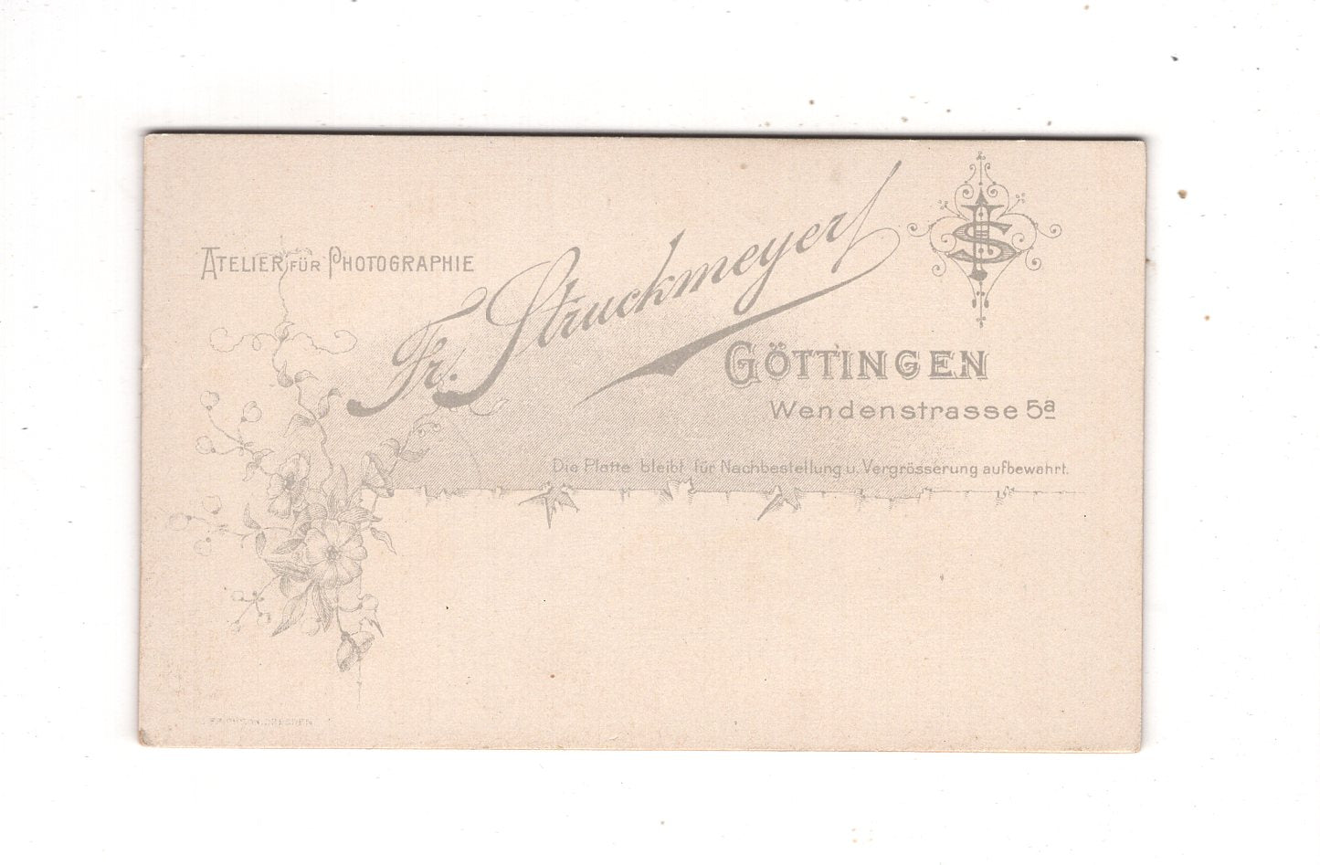 Fotografie Feine Dame - Göttingen um 1900