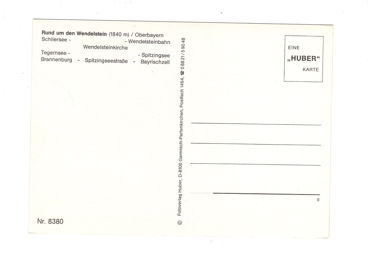 Ansichtskarte Rund um den Wendelstein / H1-66