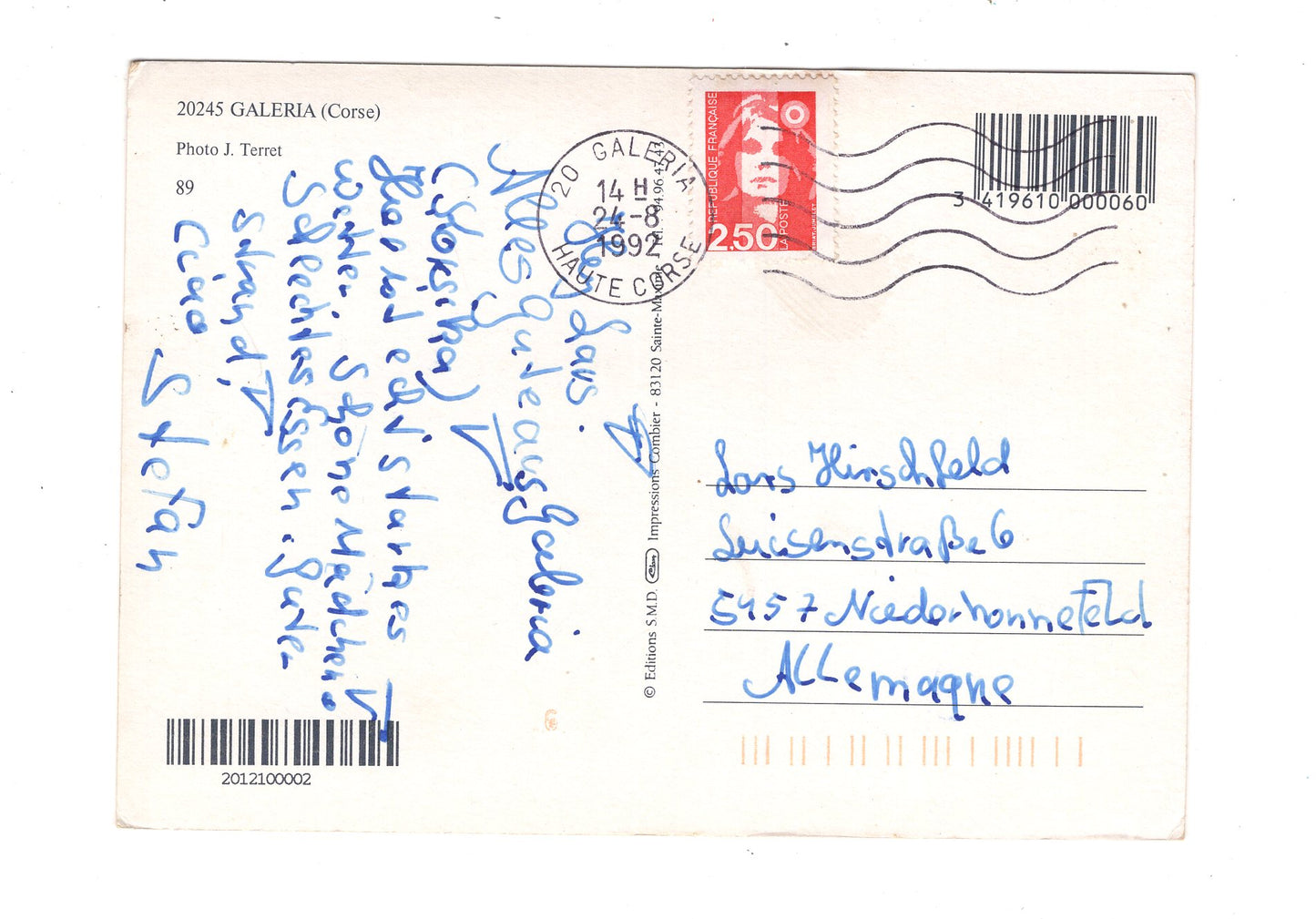 Ansichtskarte Galeria / Frankreich