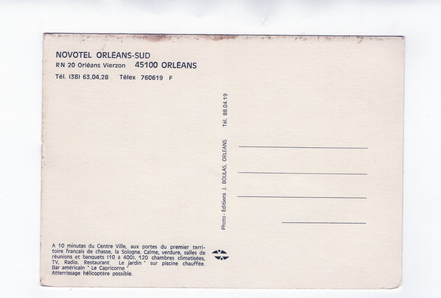 Ansichtskarte Novotel Orleans-Sud / Orleans / Frankreich