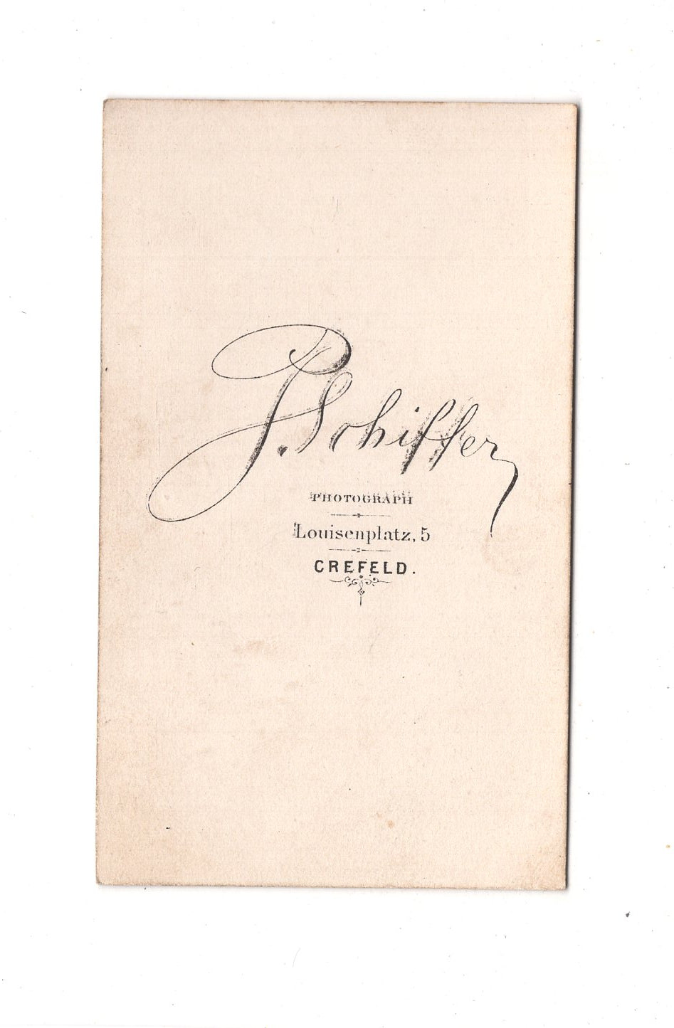 Fotografie Damenportrait - Krefeld 1870er / CDV C1-17