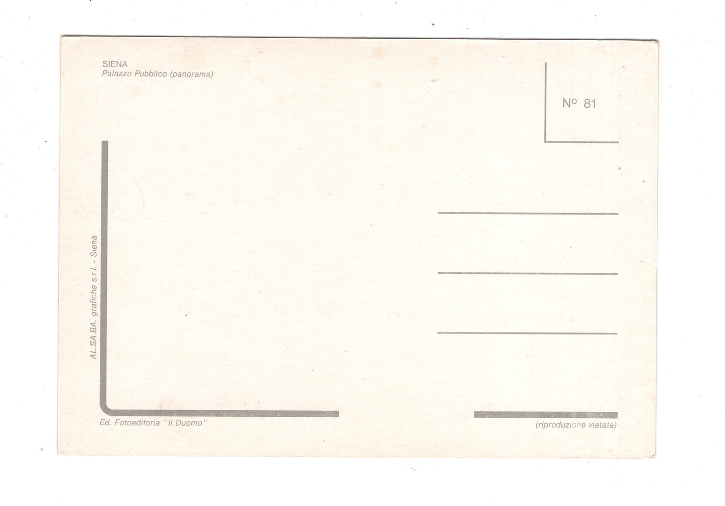 Ansichtskarte Siena / Palazzo Pubblico / Italien / N1-59