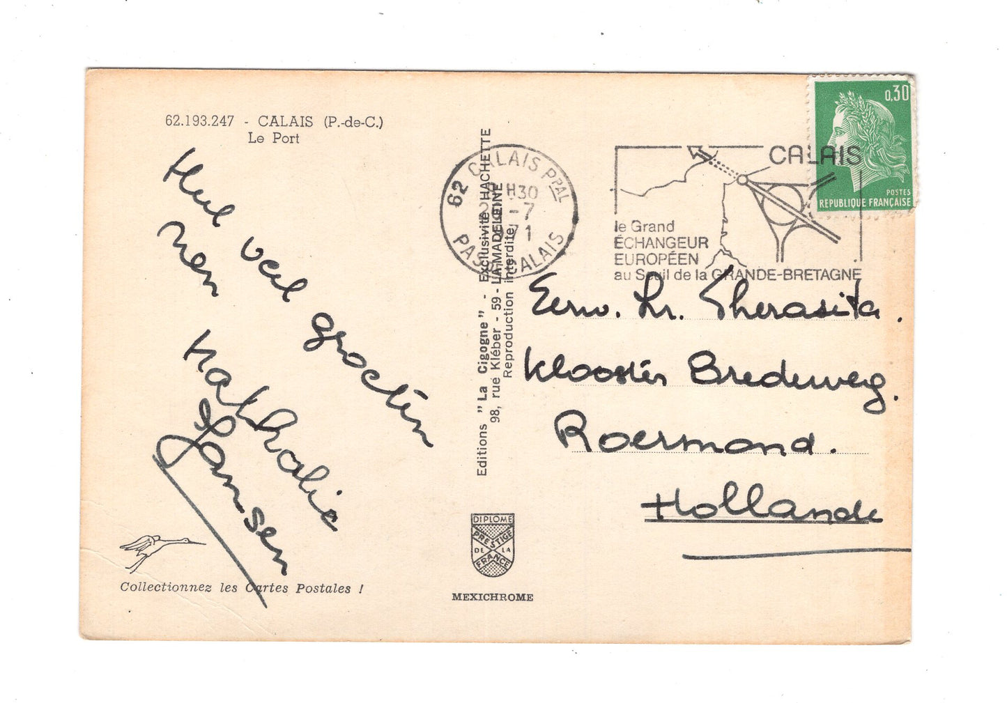 Ansichtskarte Calais / Le Port / Frankreich