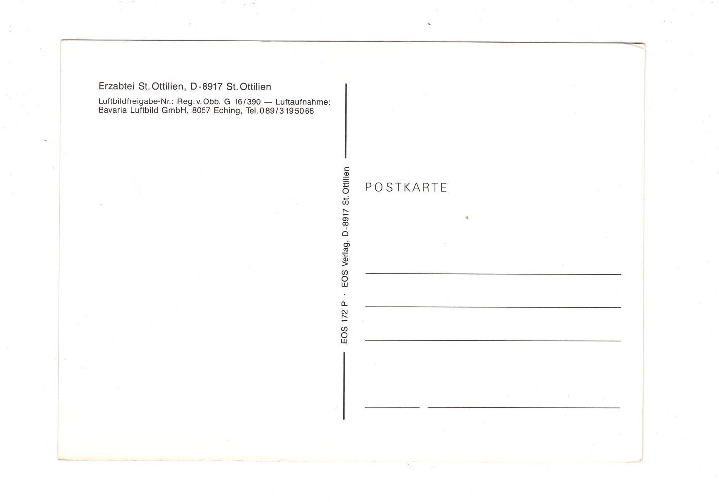 Ansichtskarte Erzabtei St. Ottilien / H1-66