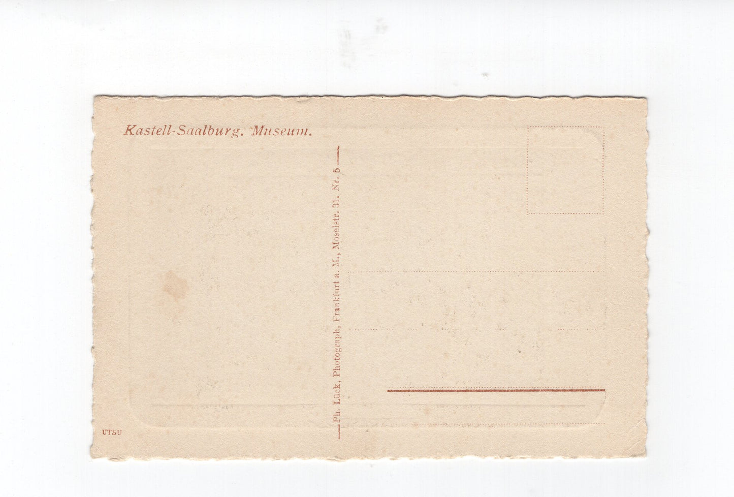 Ansichtskarte Kastell-Saalburg / Museum