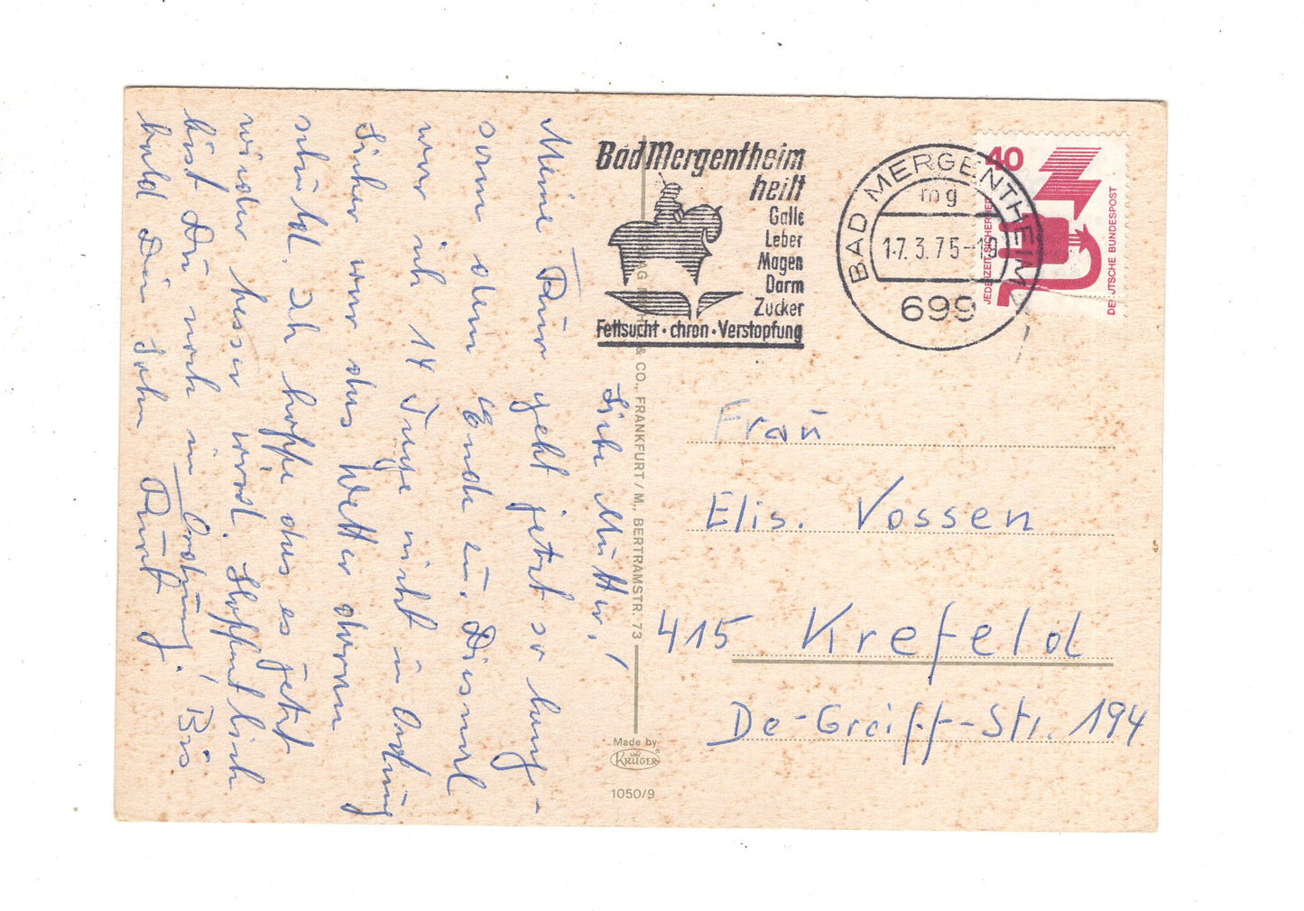 Ansichtskarte Bad Mergentheim / J1-60