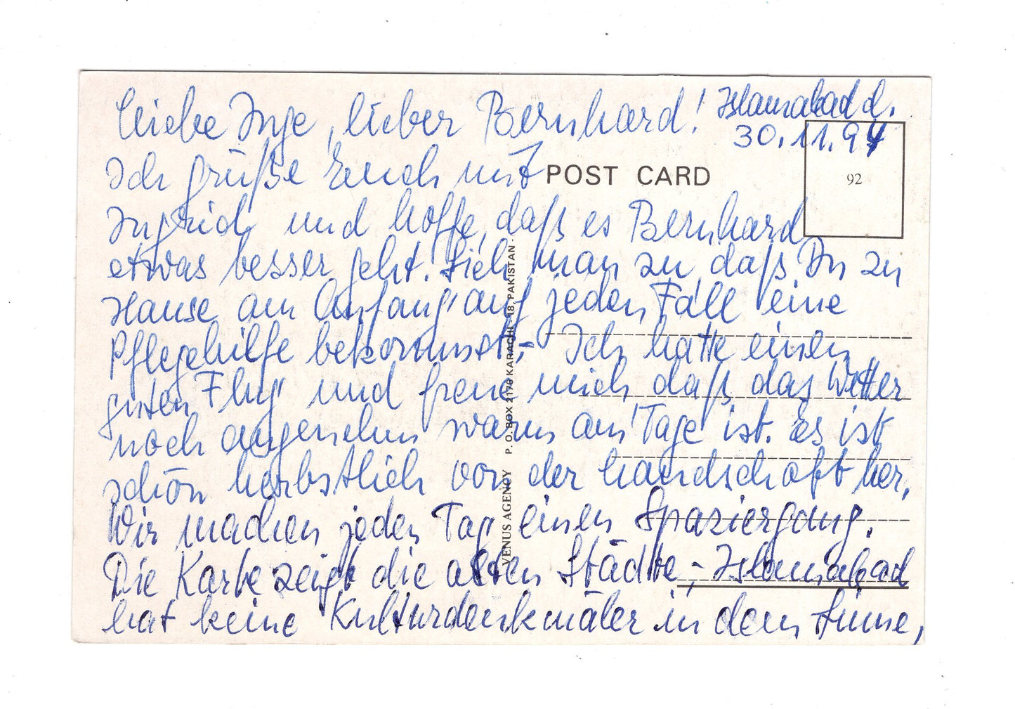 Ansichtskarte Lahore / Karachi +++ Pakistan