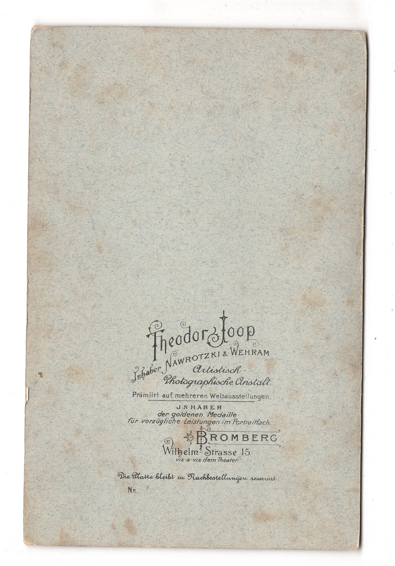 Fotografie Feines Paar - Bromberg Bydgoszcz 1900er / CAB X-28