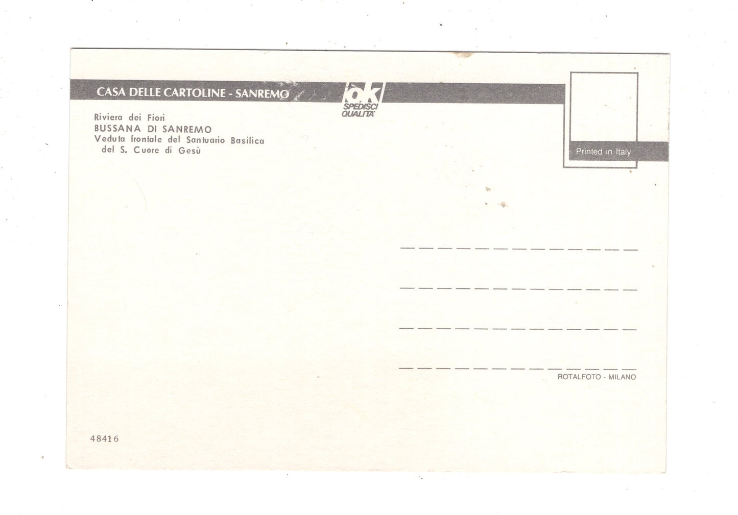 Ansichtskarte Bussana di Sanremo / Italien / N1-59