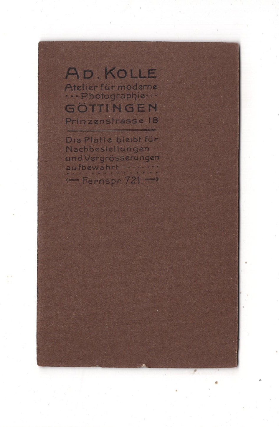 Fotografie Feine Dame - Göttingen 1910er