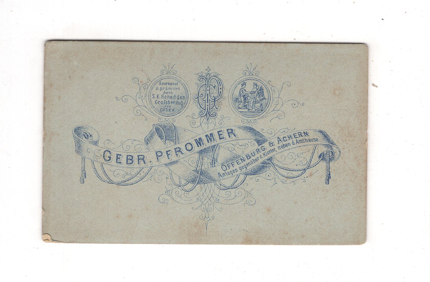 Fotografie Feines Paar - Offenburg & Achern 1870er / CDV L1-38