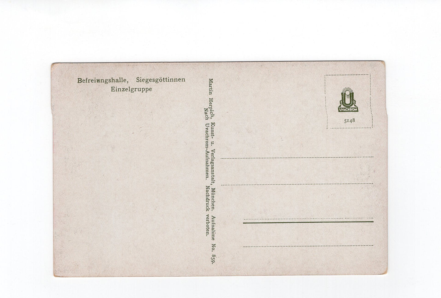 Ansichtskarte Befreiungshalle Kelheim / Siegesgöttinnen