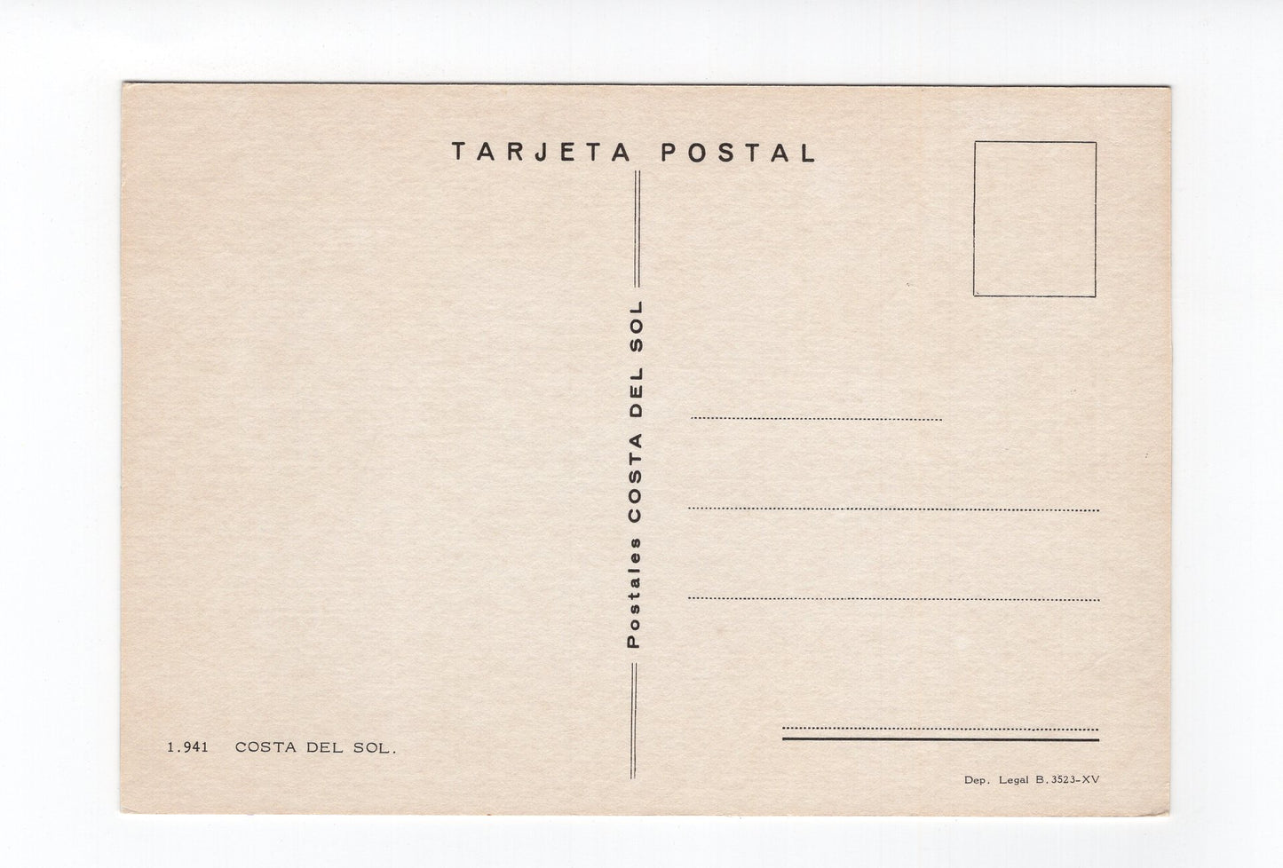 Ansichtskarte Costa del Sol / Spanien