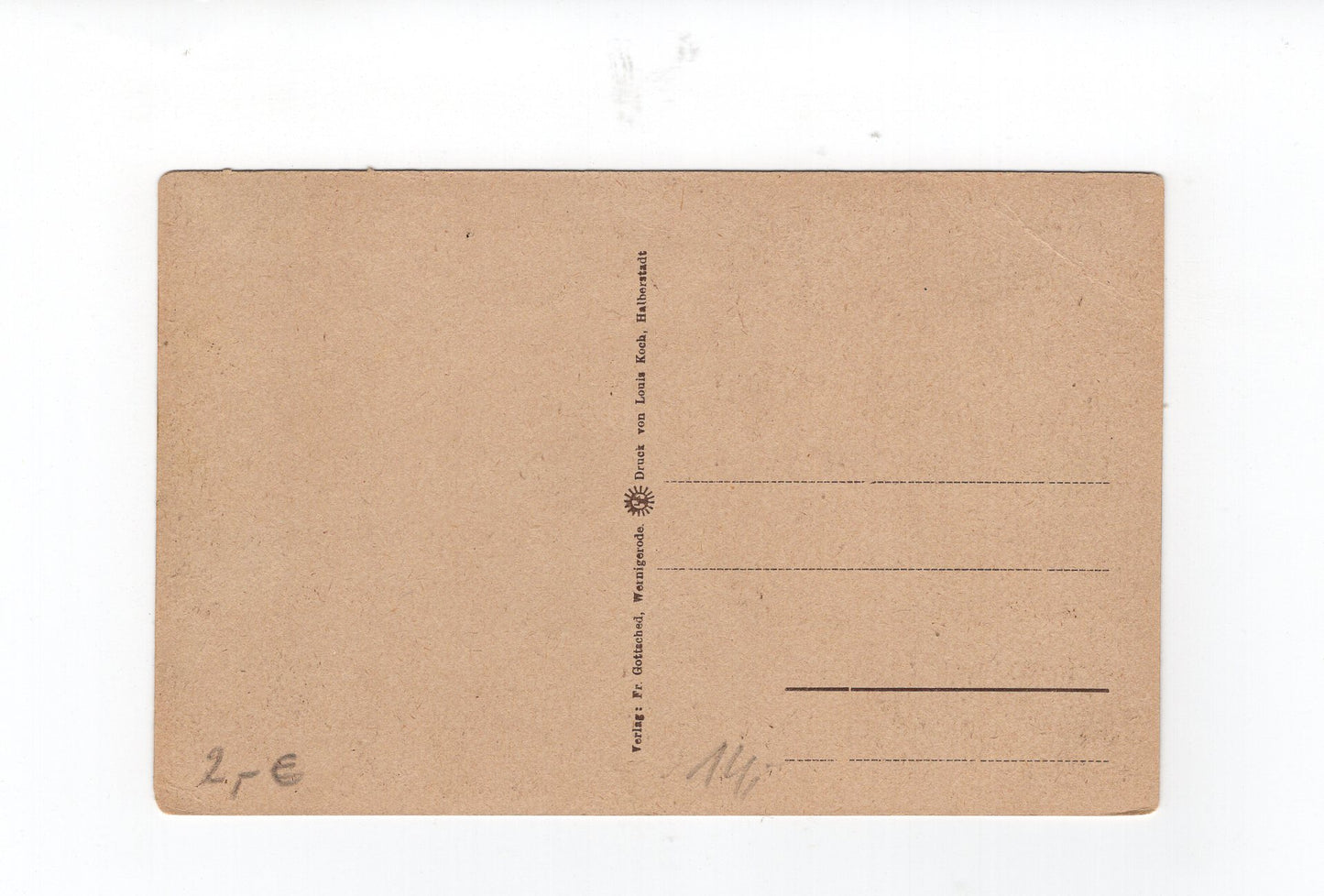 Ansichtskarte Wernigerode / Harz / Blick nach dem Lindenberg und Harburg