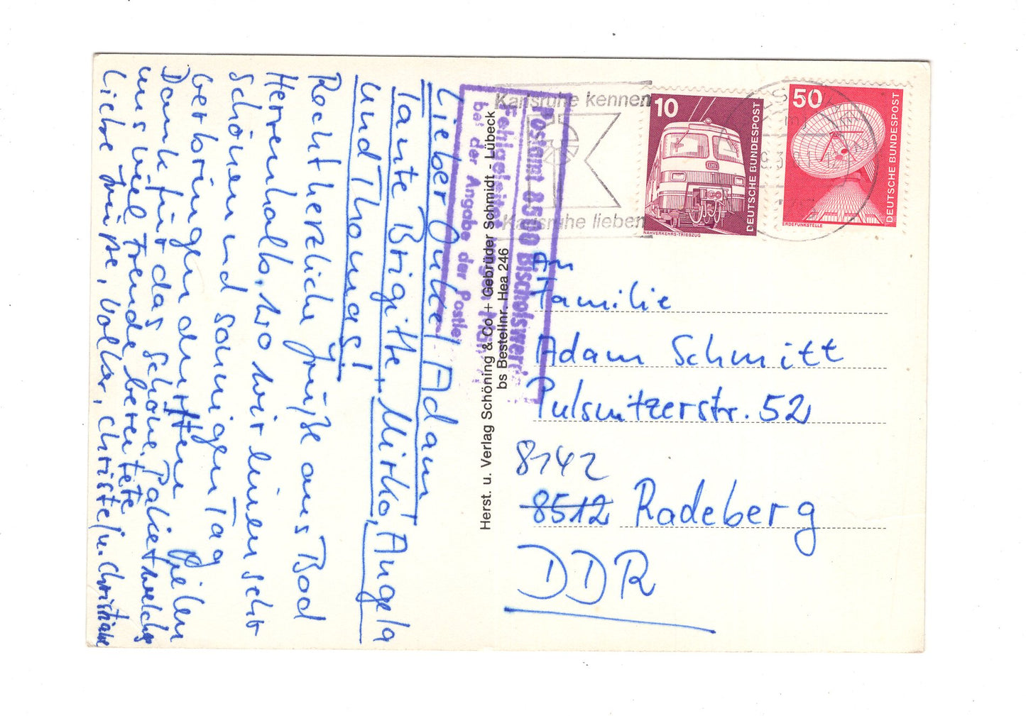 Ansichtskarte Bad Herrenalb / Schwarzwald